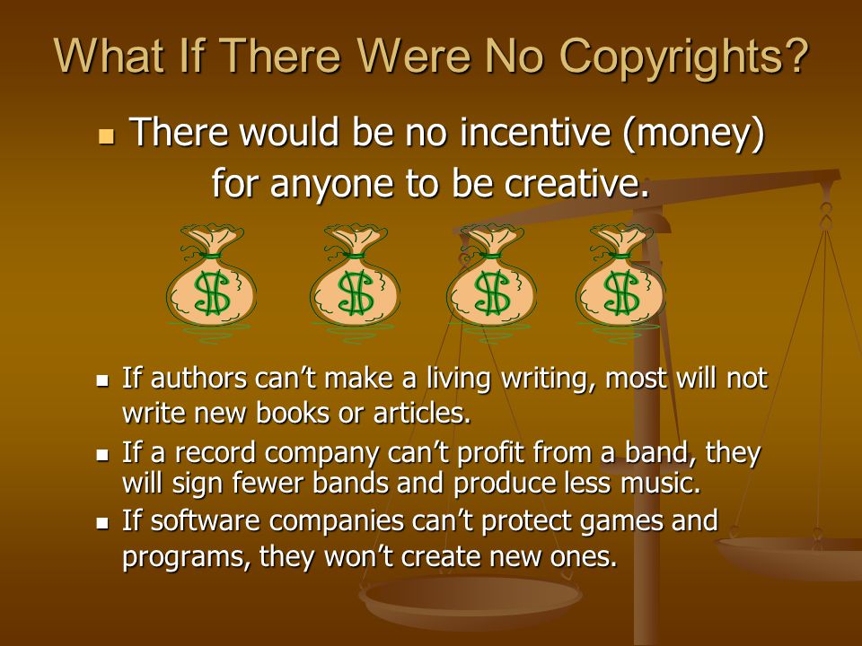 What If There Were No Copyrights.