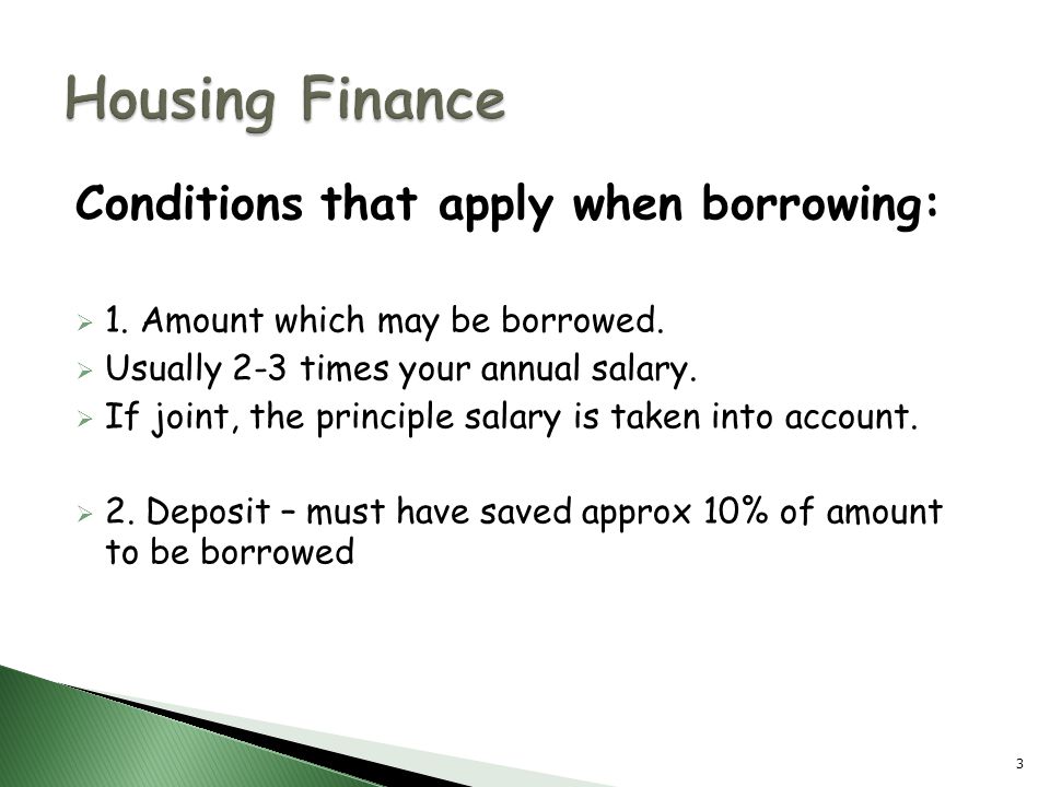 Conditions that apply when borrowing:  1. Amount which may be borrowed.