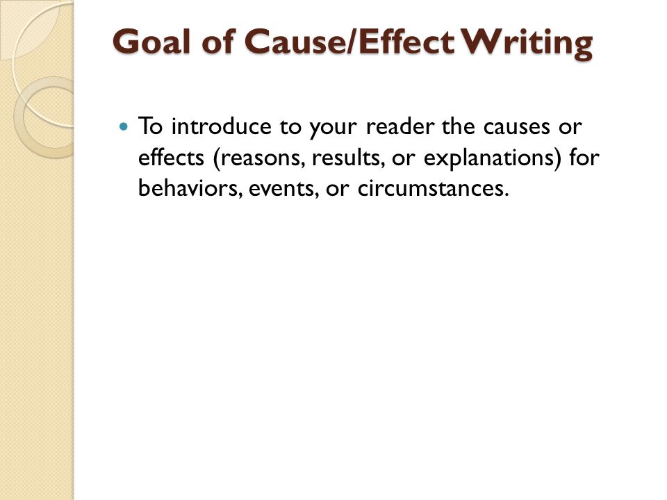 Narrative Essay Examples For High School Slidejpg Essay In English also Short Essays In English Composing Your Causeeffect Essay Goal Of Causeeffect Writing To Synthesis Essays