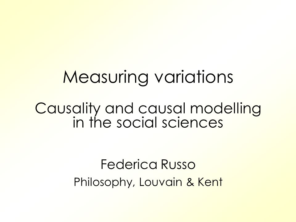 Measuring Variations