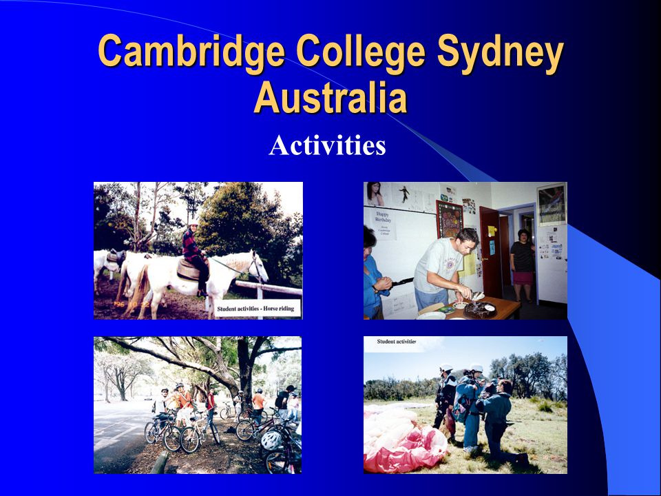 Cambridge College Sydney Australia Activities
