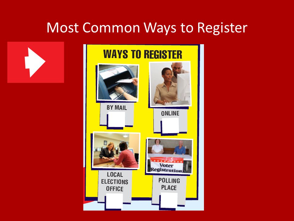 Most Common Ways to Register