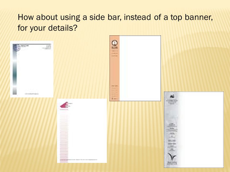 How about using a side bar, instead of a top banner, for your details