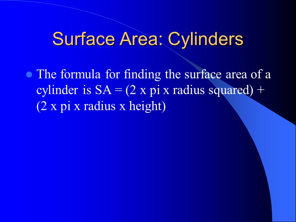 Surface Area: Rectangular Prisms Suppose you have a rectangular prism that is 7 meters long, 3 meters high, and 4 meters wide.