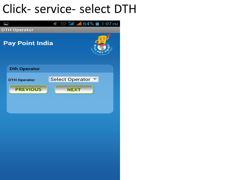 Click- service- select DTH
