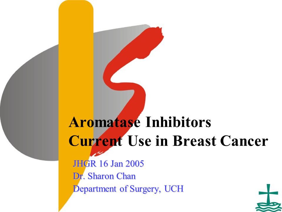 Department of Surgery, United Christian Hospital Aromatase Inhibitors Current Use in Breast Cancer JHGR 16 Jan 2005 Dr.