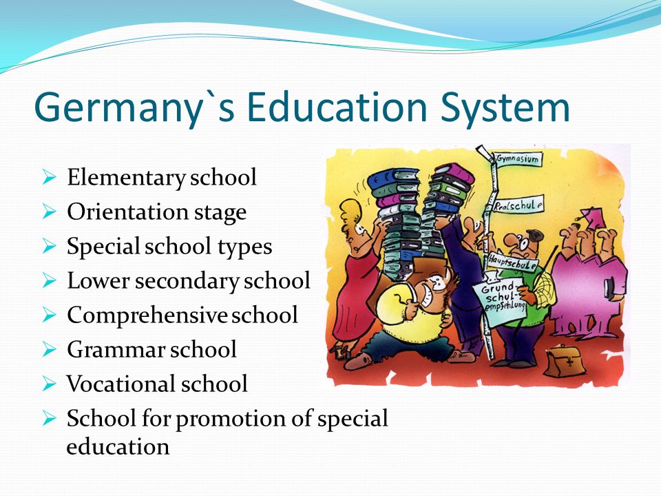 Образование в германии презентация на английском