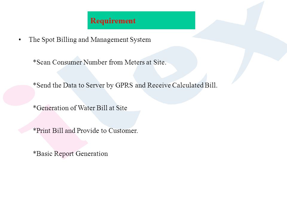 presentation on spot billing and management system ppt download