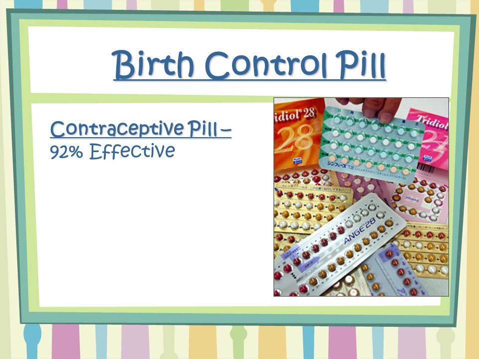 Birth Control Pill Contraceptive Pill – 92% Effective