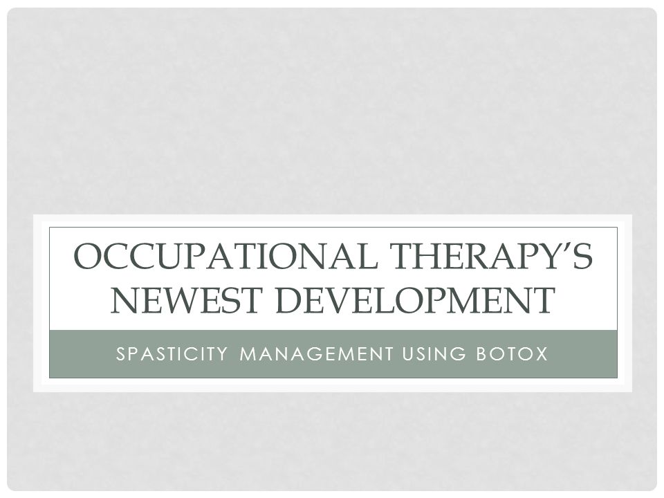 WHY OCCUPATIONAL THERAPY IS SUCH A REWARDING CAREER If you love people you will love this career.