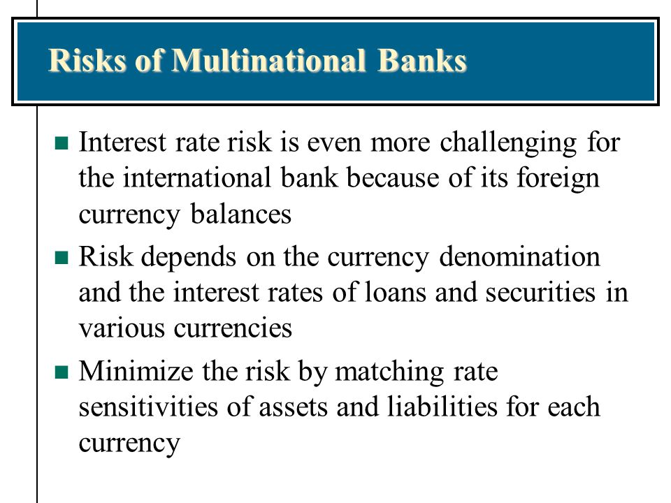 CHAPTER 21 International Banking. Chapter Objectives n Describe key  regulations that reduced competitive advantages of banks in particular  countries n. - ppt download