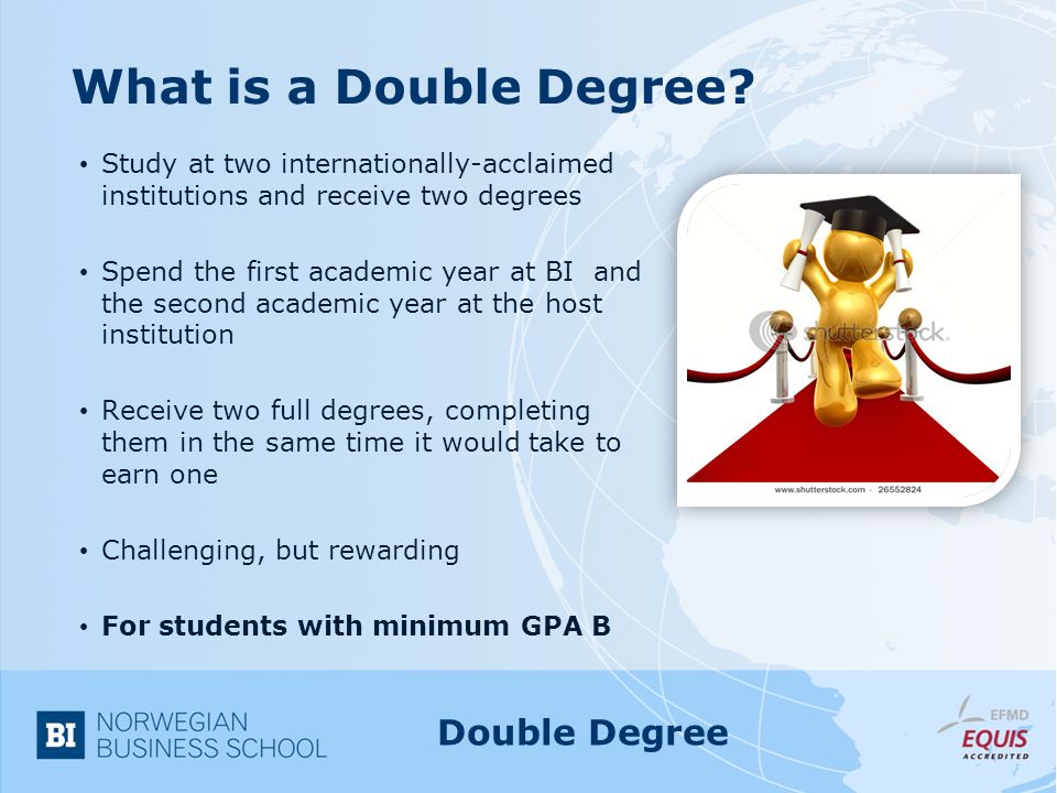 What is a Double Degree.