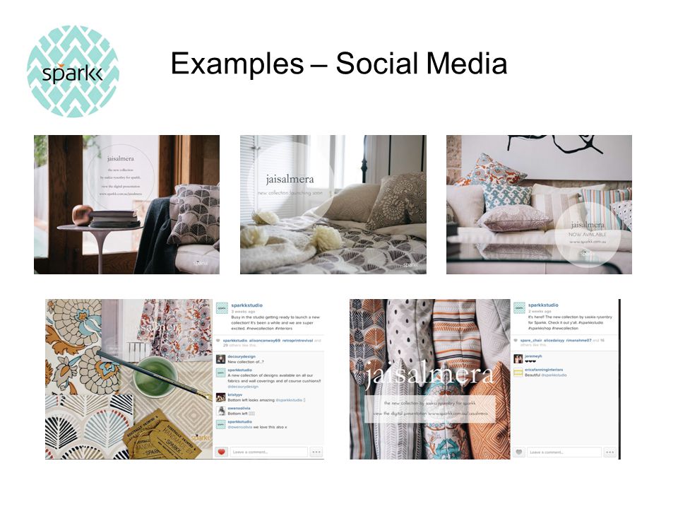 Examples – Social Media