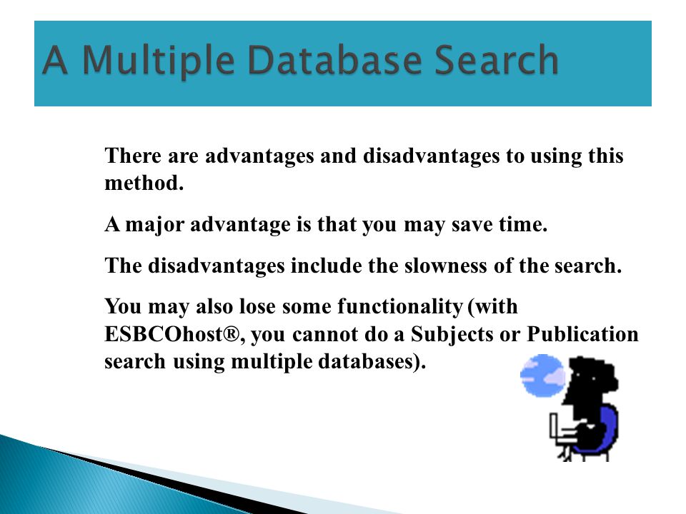 To search several databases at the same time, check the boxes next to the databases that you want to search.