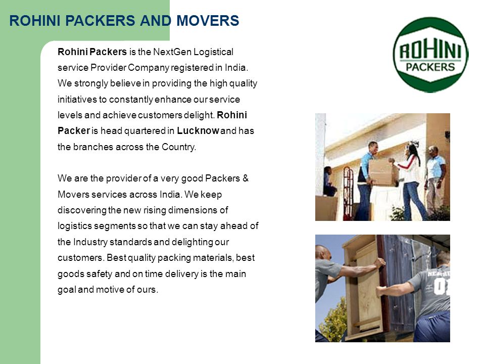 India’s No.1 Packing Moving Company