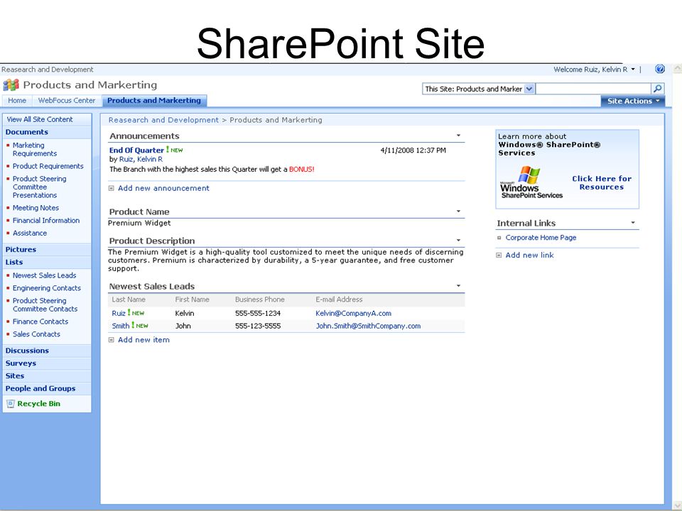 10 SharePoint Site