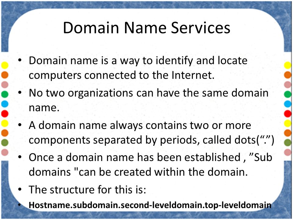 What is a domain in computing?