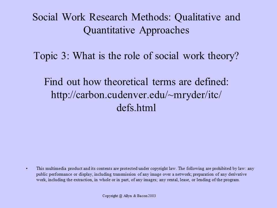 social work models methods and theories