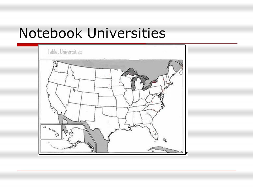 Notebook Universities