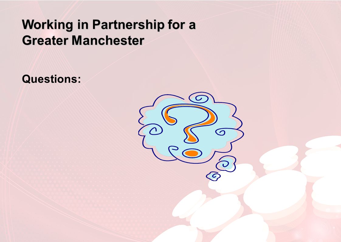 Working in Partnership for a Greater Manchester Questions: