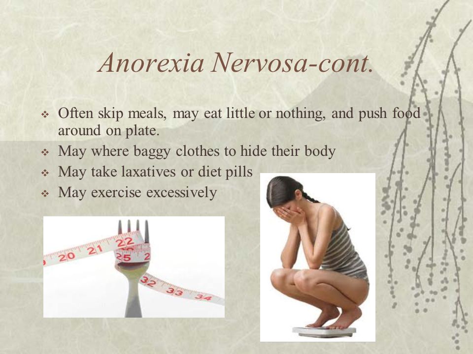 Anorexia Nervosa-cont.