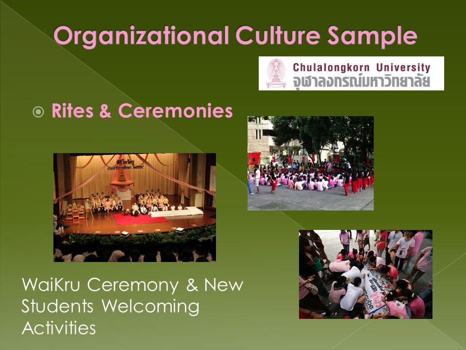  Rites & Ceremonies WaiKru Ceremony & New Students Welcoming Activities
