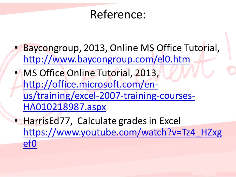 youtube microsoft excel 2007 tutorial