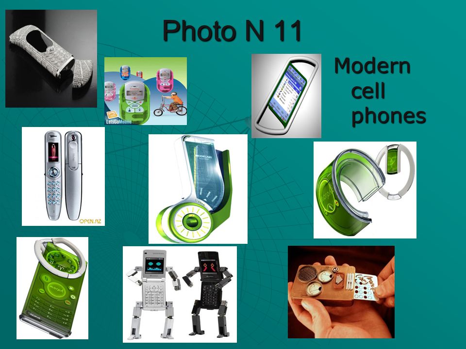 Photo N 11 Modern cell phones