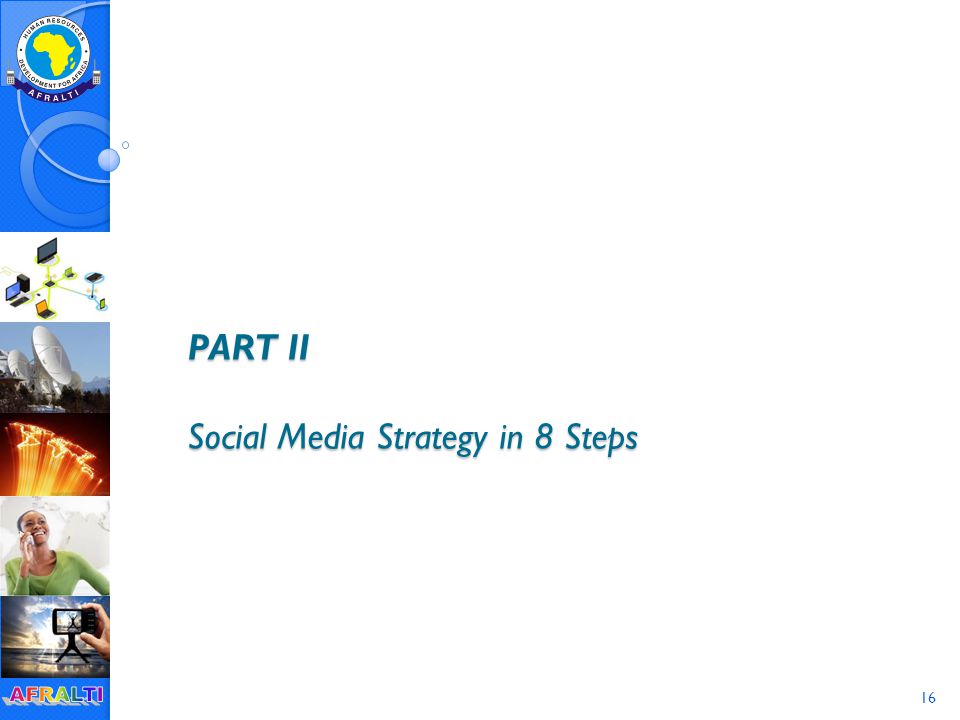 16 PART II Social Media Strategy in 8 Steps