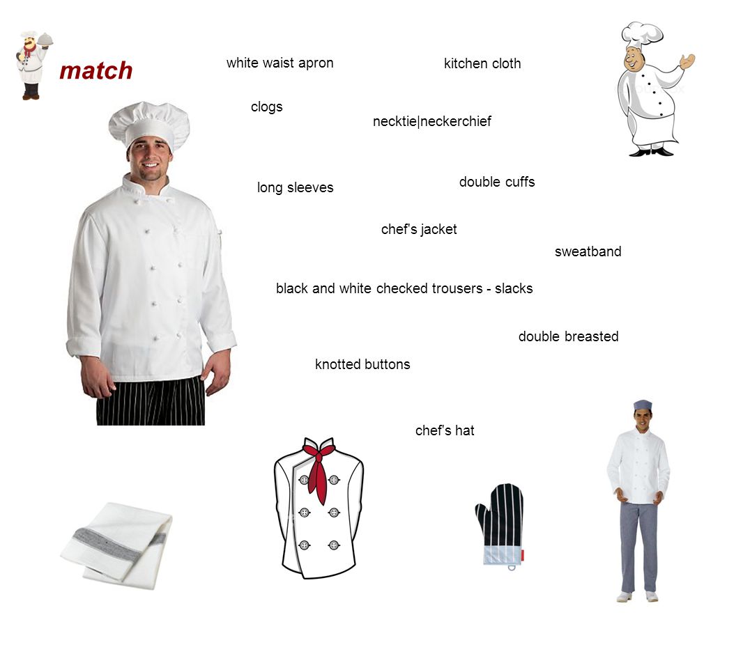 THE CHEF'S UNIFORM. a cook needs to wear his uniform for: reasons safety  historical hygienic special economical cultural tick. - ppt download