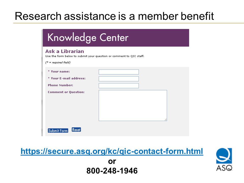 Research assistance is a member benefit   or