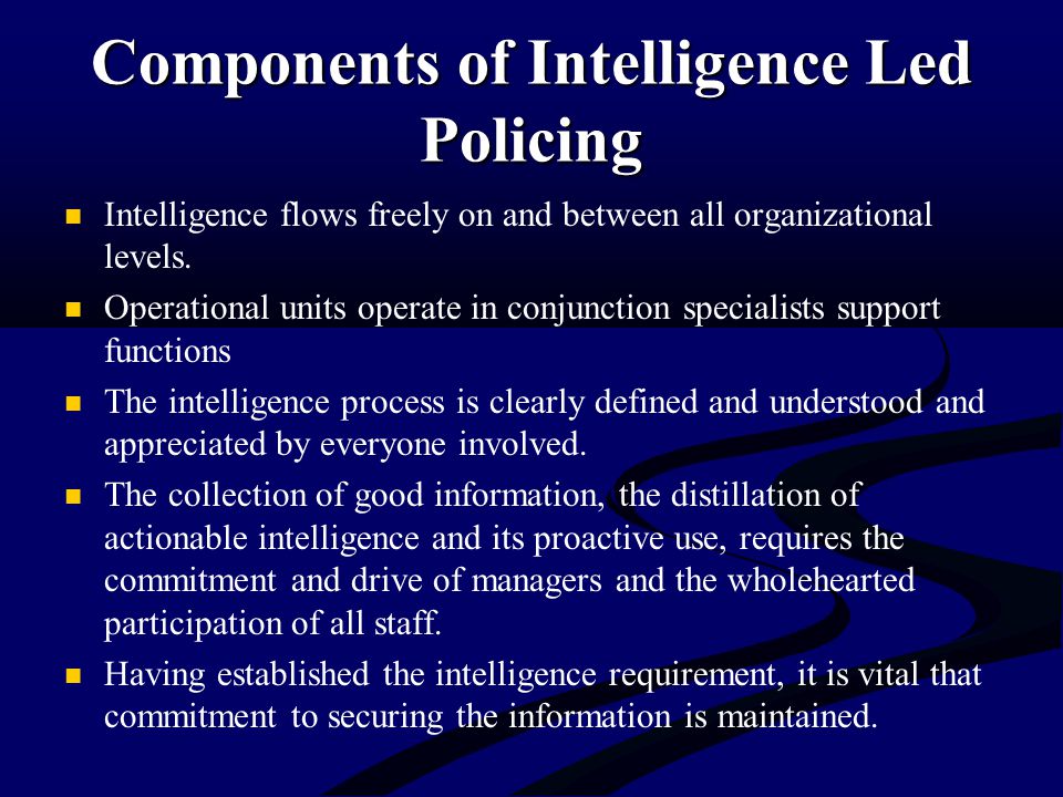 60th ANNUAL SPIAA TRAINING CONFERENCE July 18-22, 2011 Covington, Kentucky  Intelligence –Led Policing An Introduction W. F. Walsh Ph.D. W. F. Walsh  Ph.D. - ppt download