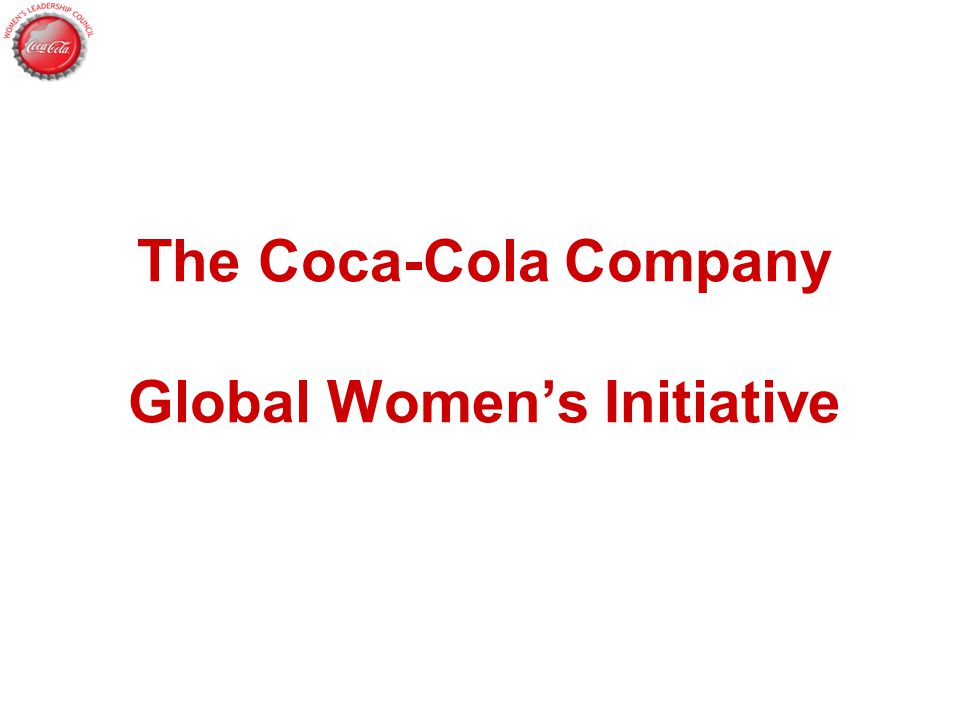 The Coca-Cola Company Global Women’s Initiative