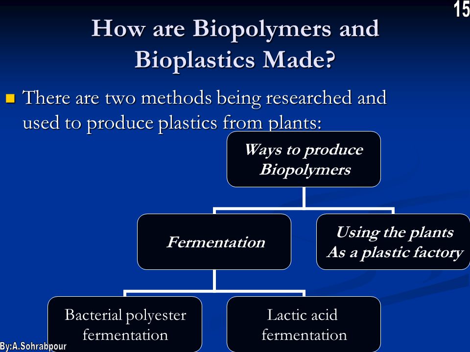 How are Biopolymers and Bioplastics Made.