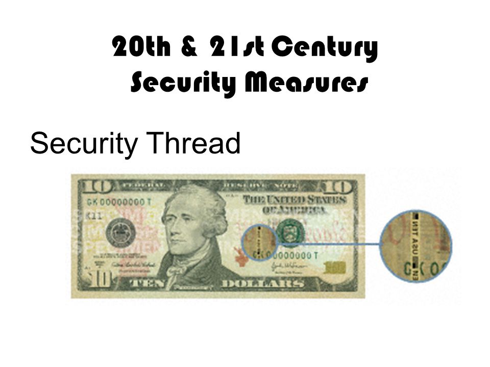 20th & 21st Century Security Measures Security Thread