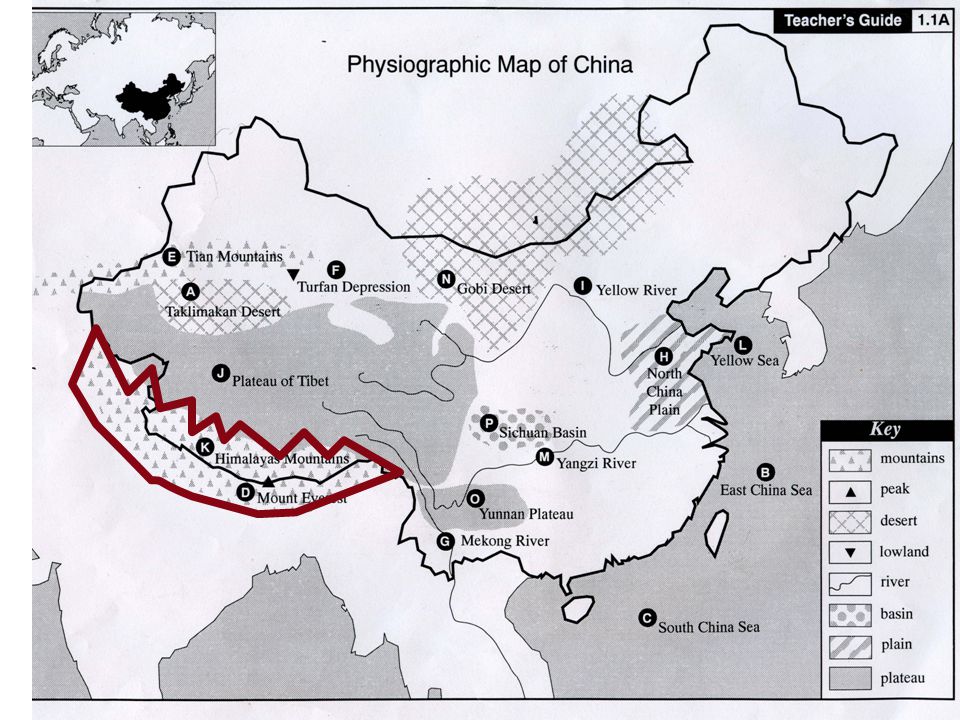 Карта великого китая