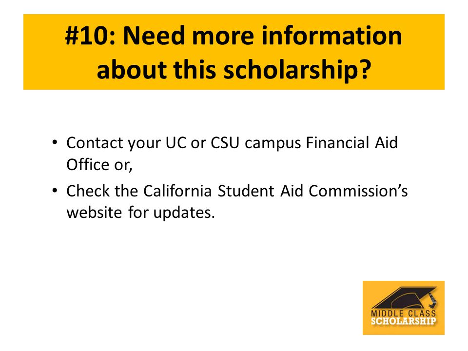 #10: Need more information about this scholarship.