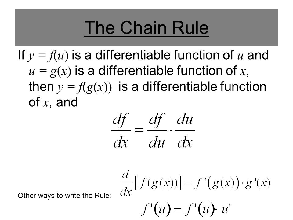Section 2 4 The Chain Rule Example 1 If And Find Composition Of Functions Ppt Download
