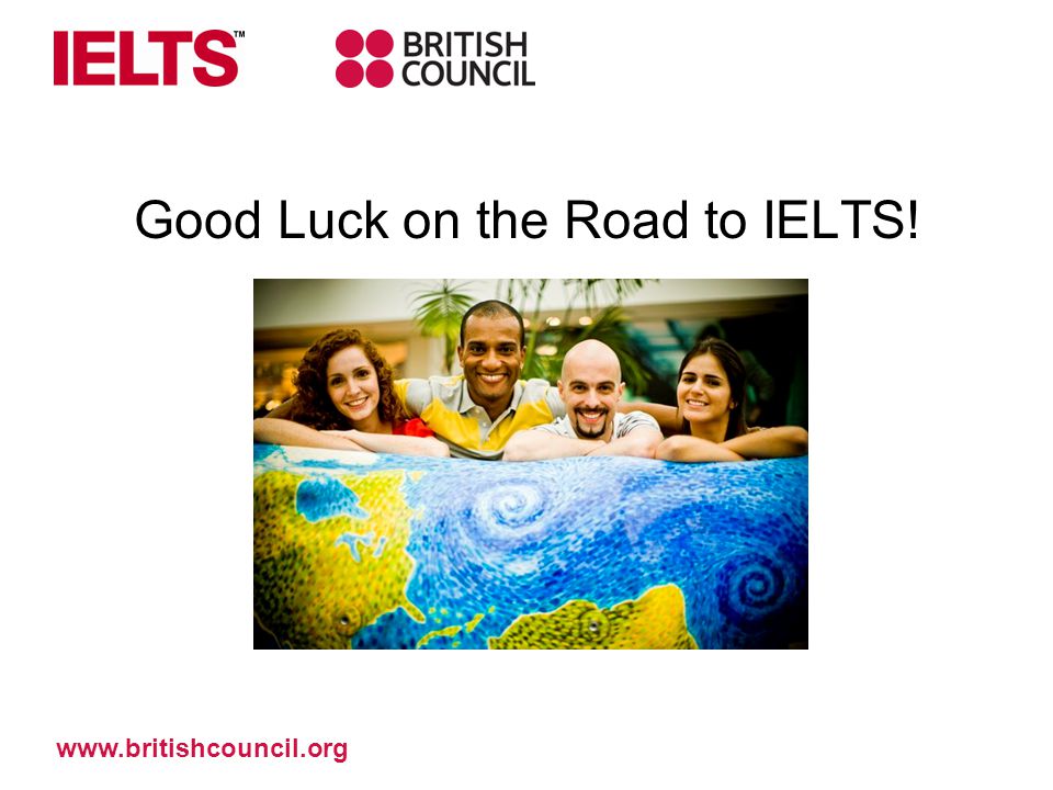 Good Luck on the Road to IELTS!