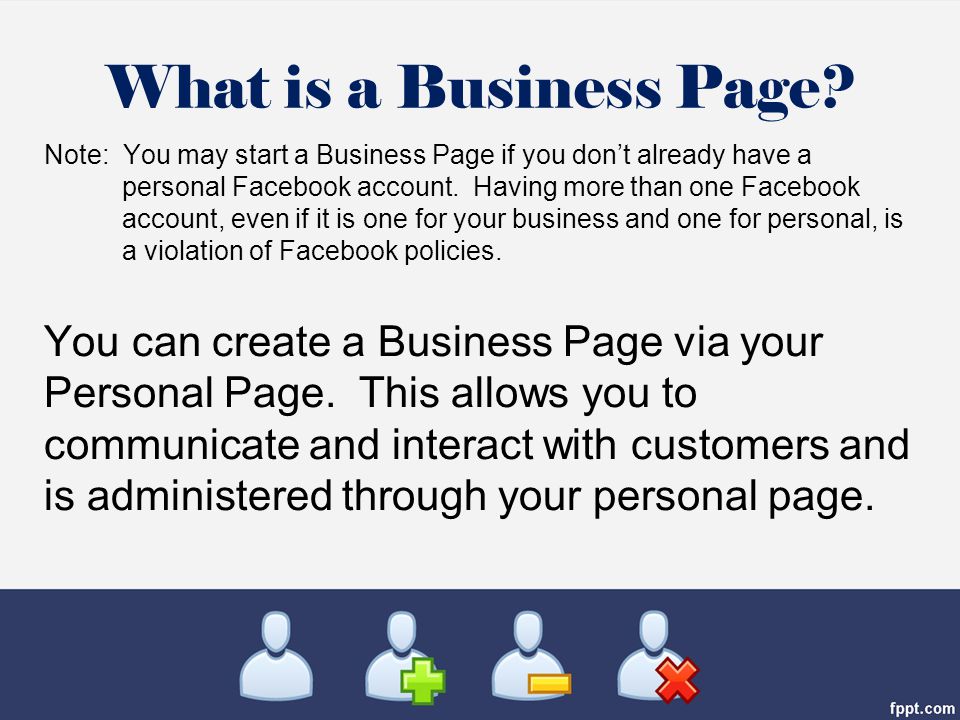 What is a Business Page.