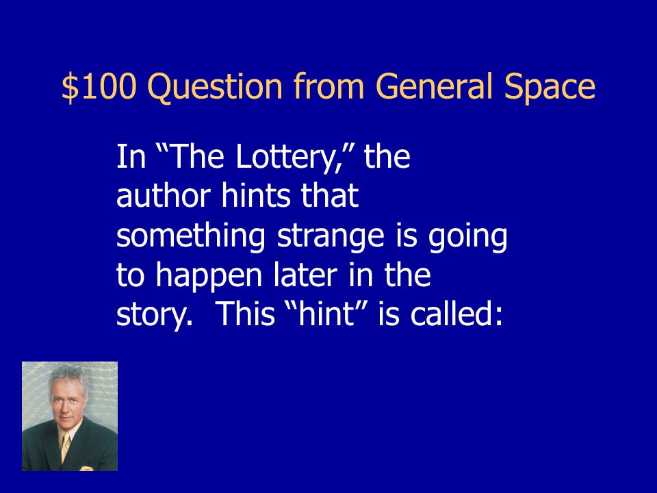 $500 Answer from POV Whether or not the narrator is a character in the story.