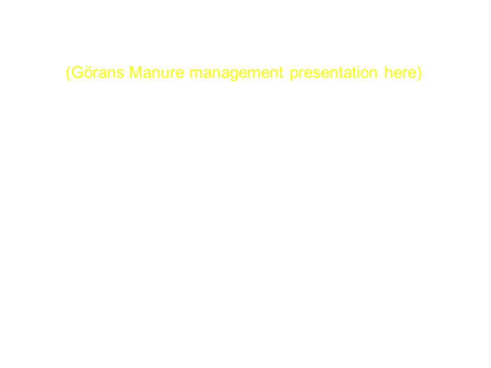 (Görans Manure management presentation here)