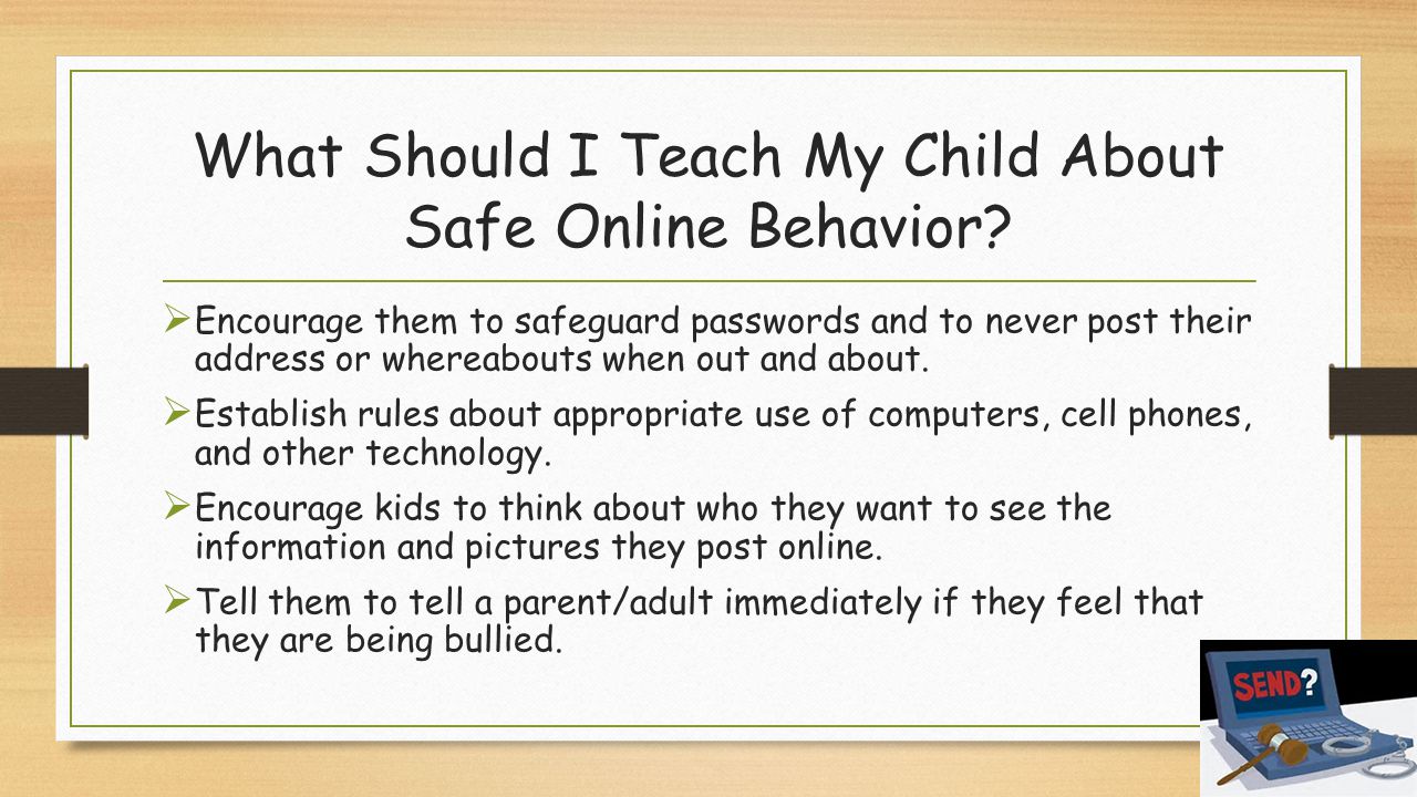 What Should I Teach My Child About Safe Online Behavior.