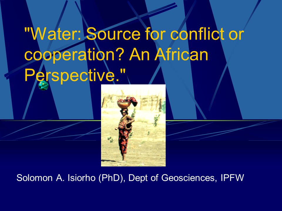 What can development cooperation do about water conflicts?