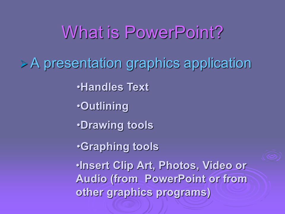 What is PowerPoint.