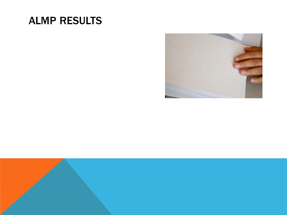 ALMP RESULTS