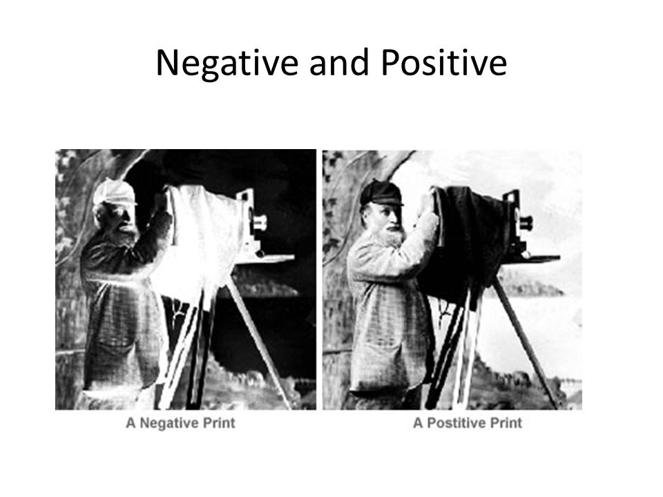 Negative and Positive
