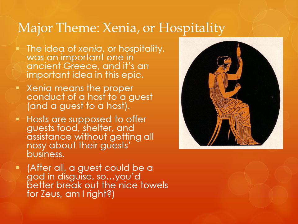theme of hospitality in the odyssey