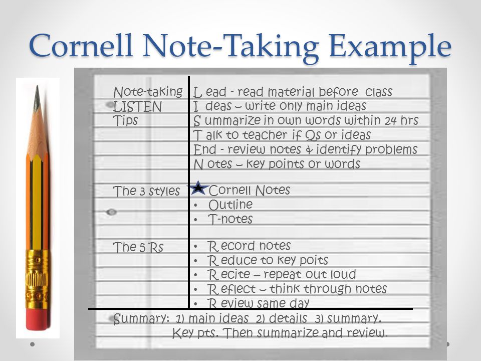 6 th grade pep academic planning overview 1 introduce note cornell note taking method for middle school