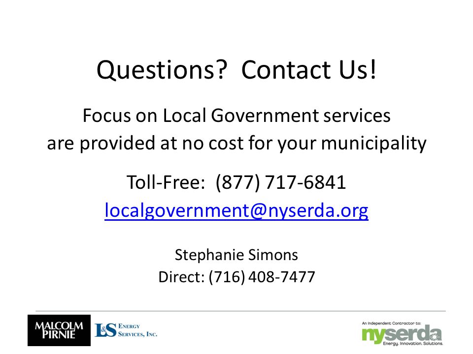 Questions. Contact Us.